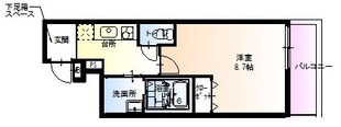 フジパレス喜連瓜破2番館の物件間取画像